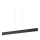Ideal Lux - LED Lustra ar auklu DESK LED/32W/230V 102,5 cm CRI 90 melna