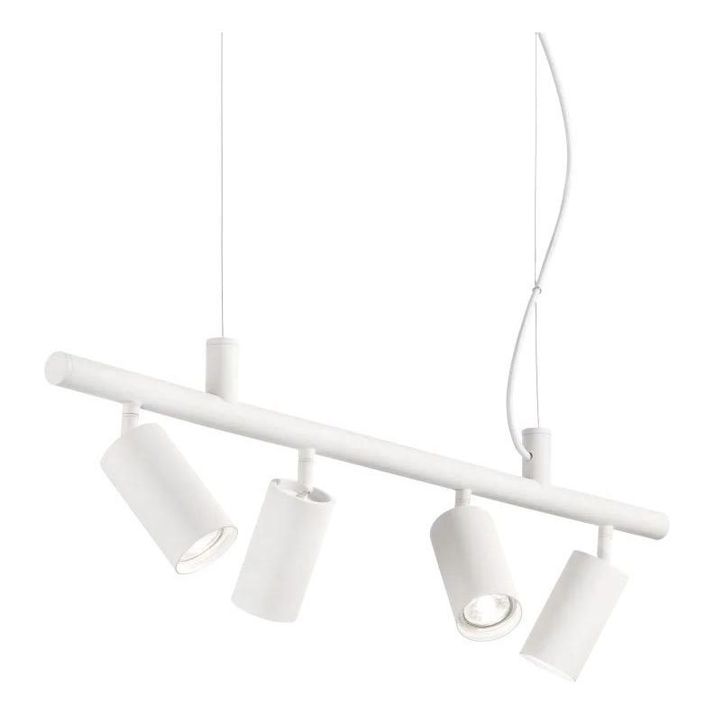 Ideal Lux - LED Lustra ar auklu DYNAMITE 4xGU10/7W/230V CRI 90 balta