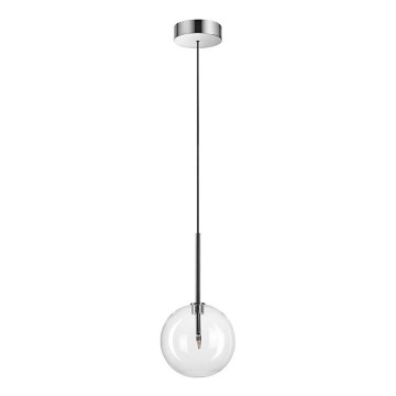 Ideal Lux - LED Lustra ar auklu EQUINOXE 1xG4/2W/230V d. 15 cm spīdīgi hromēts/caurspīdīga
