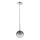 Ideal Lux - LED Lustra ar auklu EQUINOXE 1xG4/2W/230V d. 15 cm spīdīgi hromēts/dūmakains