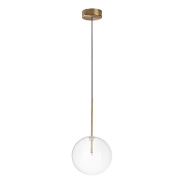 Ideal Lux - LED Lustra ar auklu EQUINOXE 1xG4/2W/230V d. 20 cm misiņš/caurspīdīga