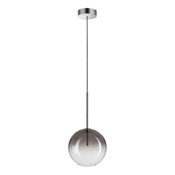 Ideal Lux - LED Lustra ar auklu EQUINOXE 1xG4/2W/230V d. 20 cm spīdīgi hromēts/dūmakains