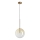 Ideal Lux - LED Lustra ar auklu EQUINOXE 1xG4/2W/230V d. 25 cm misiņš/dūmakains