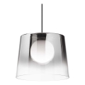 Ideal Lux - LED Lustra ar auklu FADE 1xG9/3W/230V d. 27,3 cm pelēka/dūmakains