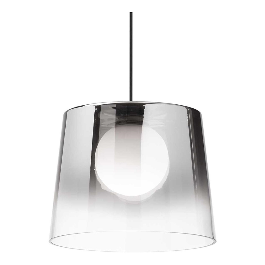 Ideal Lux - LED Lustra ar auklu FADE 1xG9/3W/230V d. 27,3 cm pelēka/dūmakains