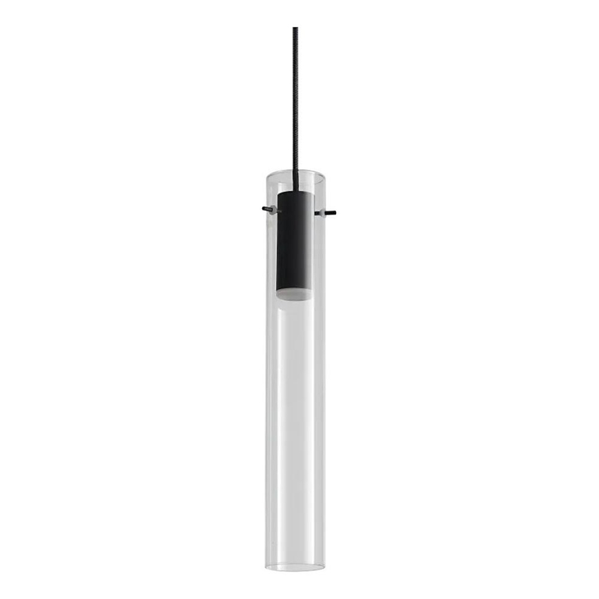 Ideal Lux - LED Lustra ar auklu FLAM LED/10W/230V d. 6 cm CRI 90 caurspīdīga