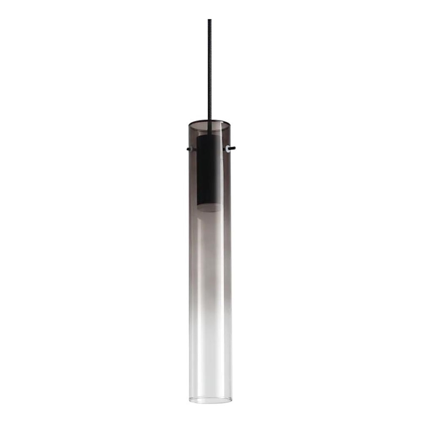 Ideal Lux - LED Lustra ar auklu FLAM LED/10W/230V d. 6 cm CRI 90 dūmakains