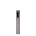 Ideal Lux - LED Lustra ar auklu FLAM LED/10W/230V d. 6 cm CRI 90 pelēka