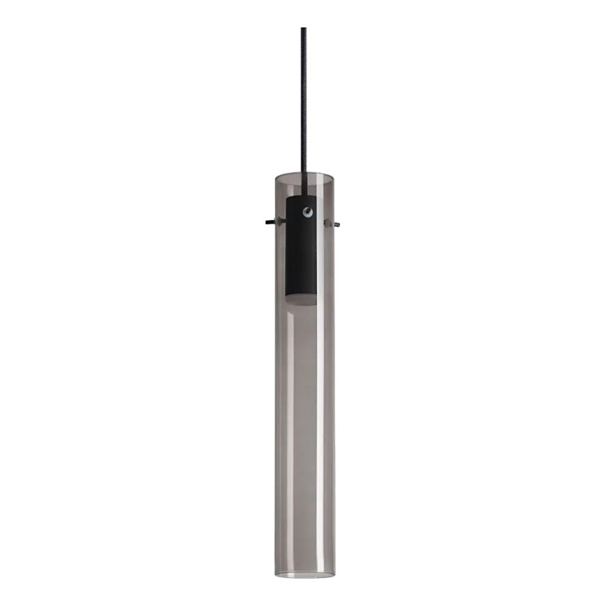 Ideal Lux - LED Lustra ar auklu FLAM LED/10W/230V d. 6 cm CRI 90 pelēka