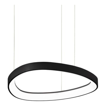 Ideal Lux - LED Lustra ar auklu GEMINI LED/38W/230V d. 42,5 cm CRI 90 melna