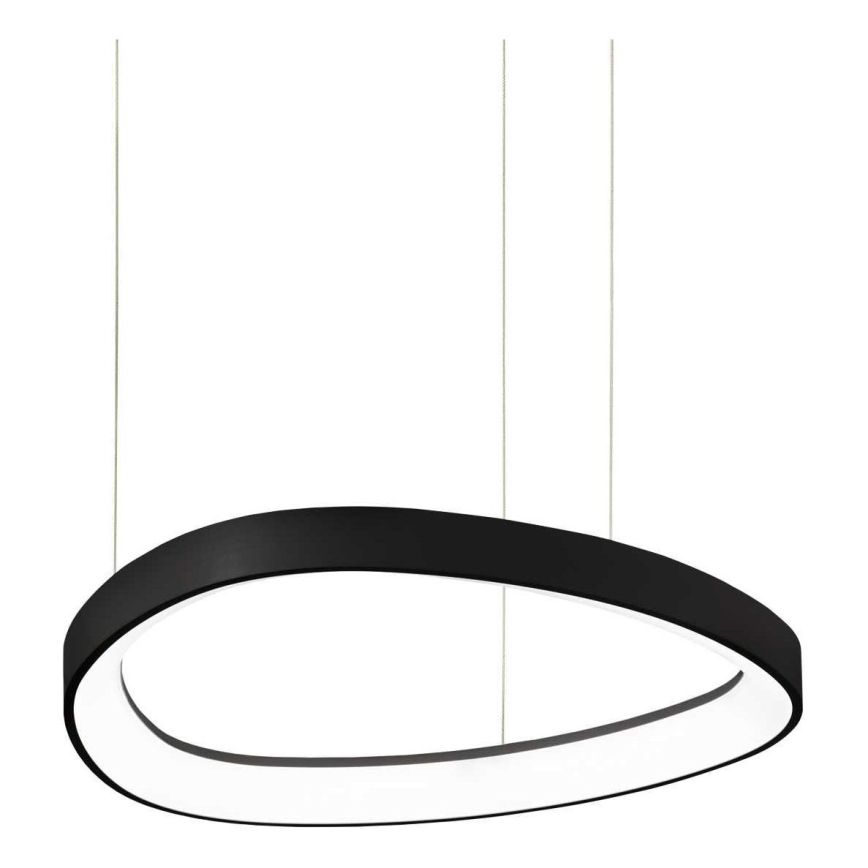 Ideal Lux - LED Lustra ar auklu GEMINI LED/38W/230V d. 42,5 cm CRI 90 melna