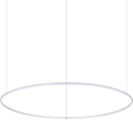 Ideal Lux - LED Lustra ar auklu HULAHOOP LED/46W/230V 3000K d. 100 cm CRI 90 balta