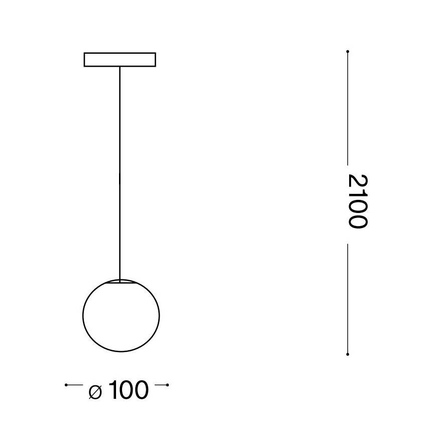 Ideal Lux - LED Lustra ar auklu MAPA 1xG9/3W/230V d. 10 cm balta