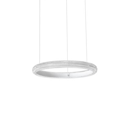Ideal Lux - LED Lustra ar auklu MIRACLE LED/25W/230V d. 40 cm CRI 90 matēts hroms