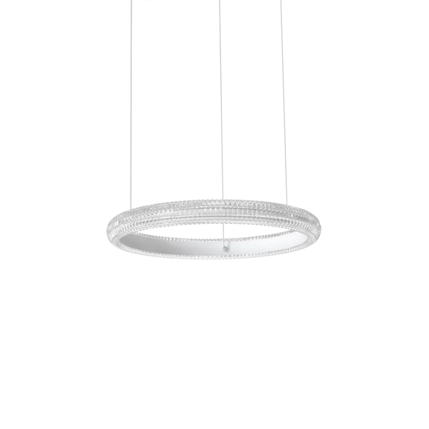 Ideal Lux - LED Lustra ar auklu MIRACLE LED/25W/230V d. 40 cm CRI 90 matēts hroms