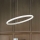 Ideal Lux - LED Lustra ar auklu MIRACLE LED/37W/230V d. 60 cm CRI 90 matēts hroms