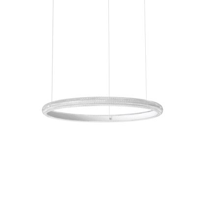 Ideal Lux - LED Lustra ar auklu MIRACLE LED/37W/230V d. 60 cm CRI 90 matēts hroms