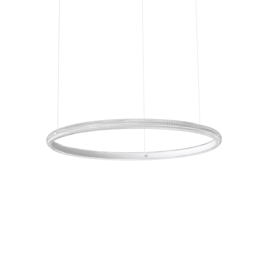 Ideal Lux - LED Lustra ar auklu MIRACLE LED/45W/230V d. 80 cm CRI 90 matēts hroms
