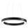 Ideal Lux - LED Lustra ar auklu ORACLE LED/28W/230V 3000K d. 50 cm CRI 90 melna