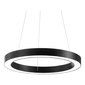 Ideal Lux - LED Lustra ar auklu ORACLE LED/35W/230V 3000K d. 70 cm CRI 90 melna