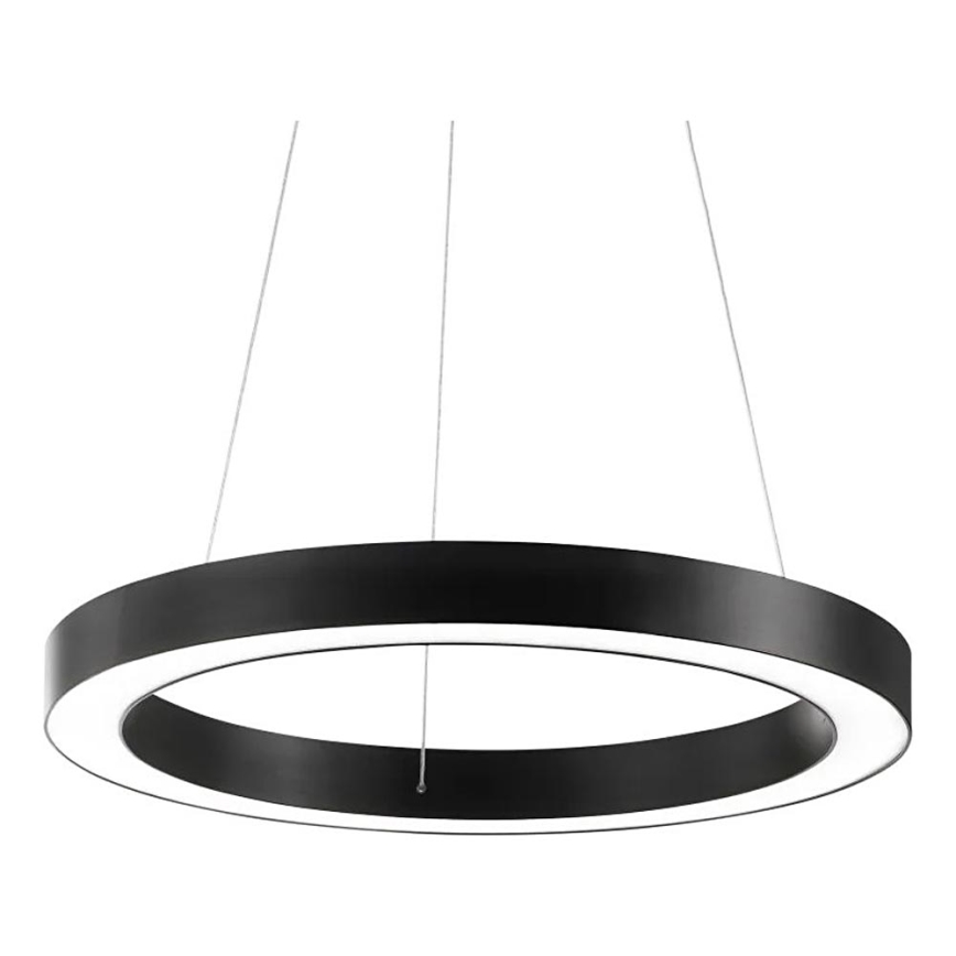 Ideal Lux - LED Lustra ar auklu ORACLE LED/35W/230V 3000K d. 70 cm CRI 90 melna