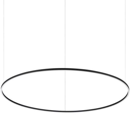 Ideal Lux - LED Lustra ar auklu ORACLE LED/89W/230V 3000K d. 150 cm melna