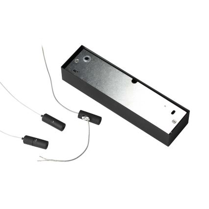 Ideal Lux - LED Lustra ar auklu ORACLE LED/89W/230V 3000K d. 150 cm melna