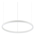 Ideal Lux - LED Lustra ar auklu ORACLE SLIM LED/29W/230V 2700K d. 50 cm balta