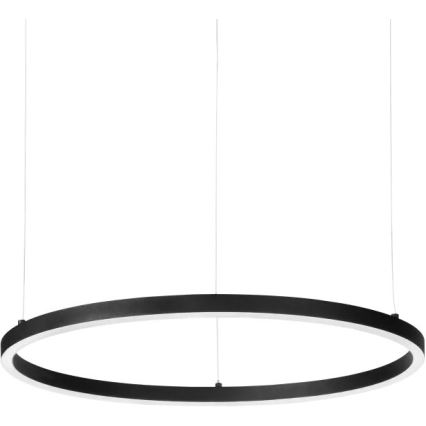 Ideal Lux - LED Lustra ar auklu ORACLE SLIM LED/29W/230V 2700K d. 50 cm melna