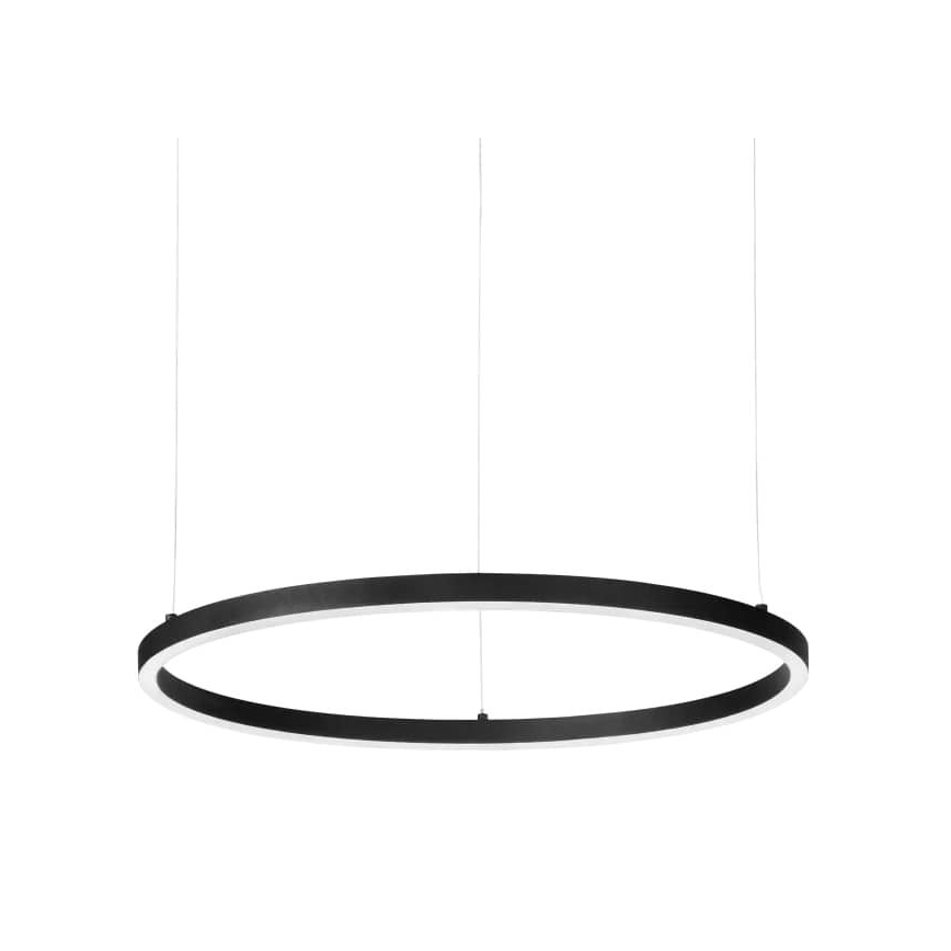 Ideal Lux - LED Aptumšojama lustra ar auklu ORACLE SLIM LED/29W/230V 3000K d. 50 cm melna