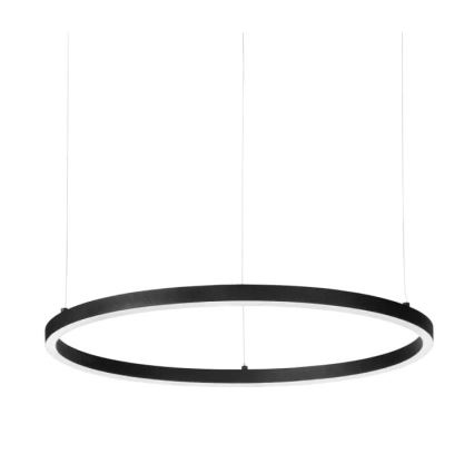 Ideal Lux - LED Lustra ar auklu ORACLE SLIM LED/32W/230V 3000K d. 50 cm melna