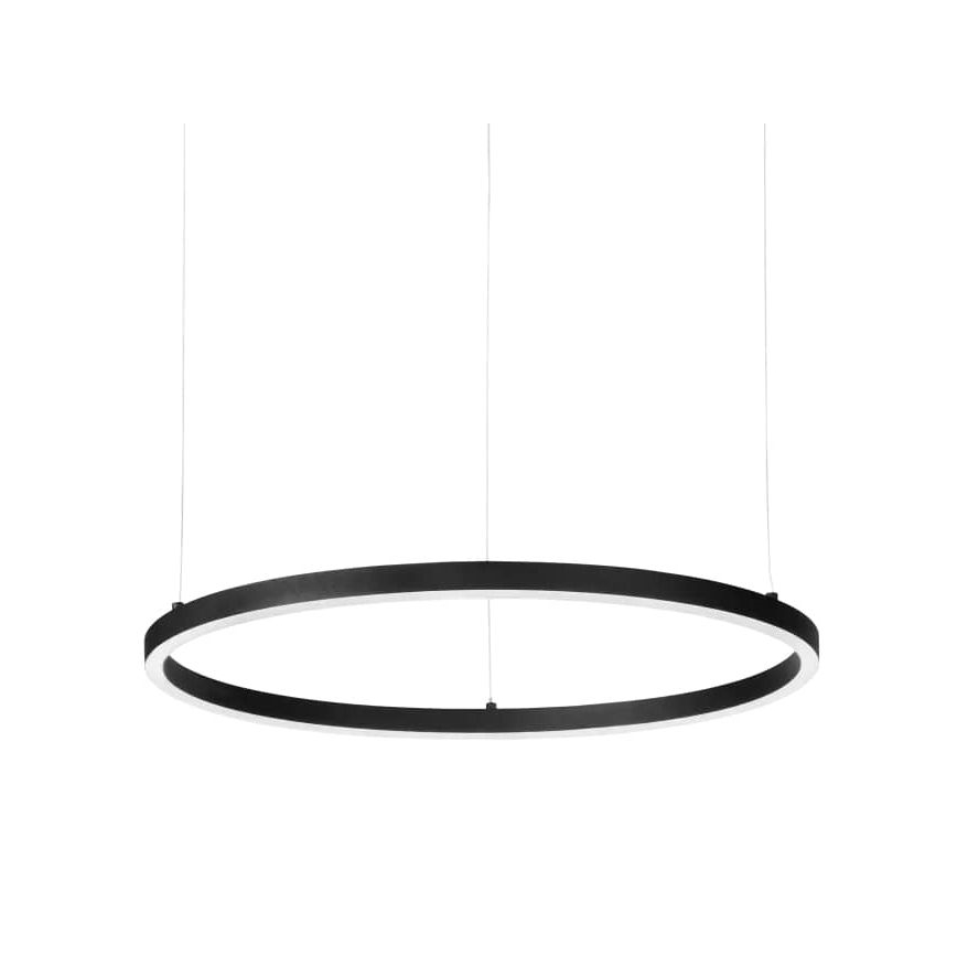 Ideal Lux - LED Lustra ar auklu ORACLE SLIM LED/32W/230V 3000K d. 50 cm melna