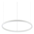 Ideal Lux - LED Lustra ar auklu ORACLE SLIM LED/32W/230V 4000K d. 50 cm balta