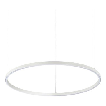 Ideal Lux - LED Lustra ar auklu ORACLE SLIM LED/38W/230V 3000K d. 70 cm balta