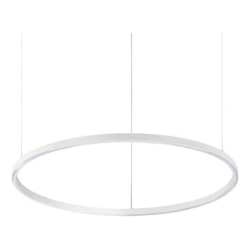Ideal Lux - LED Lustra ar auklu ORACLE SLIM LED/38W/230V 4000K d. 70 cm balta
