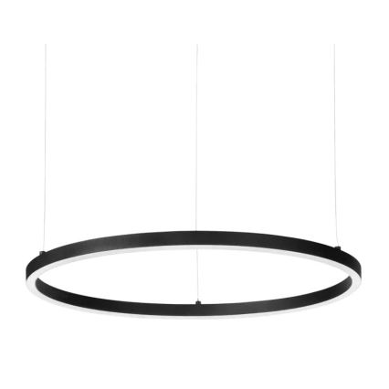 Ideal Lux - LED Aptumšojama lustra ar auklu ORACLE SLIM LED/39W/230V 3000K d. 70 cm melna
