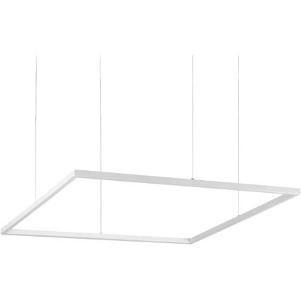Ideal Lux - LED Lustra ar auklu ORACLE SLIM LED/53W/230V 3000K 90x90 cm balta