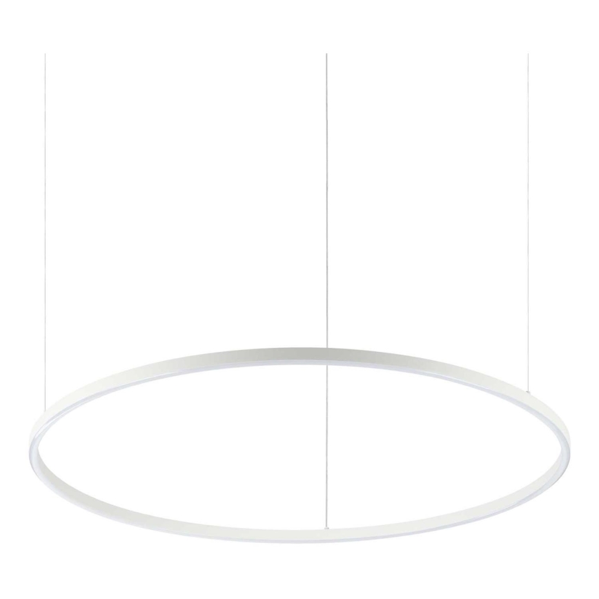 Ideal Lux - LED Lustra ar auklu ORACLE SLIM LED/55W/230V 4000K d. 90 cm balta