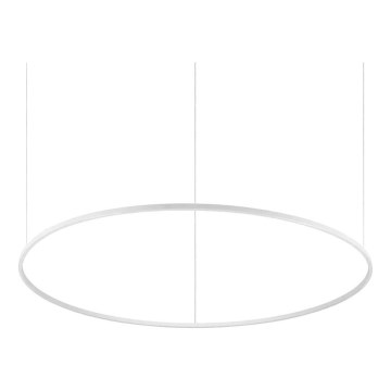 Ideal Lux - LED Lustra ar auklu ORACLE SLIM LED/89W/230V 3000K d. 150 cm balta