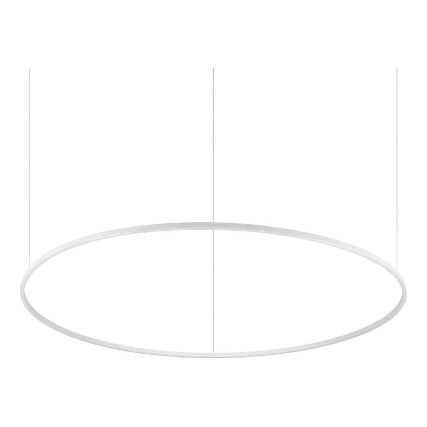 Ideal Lux - LED Lustra ar auklu ORACLE SLIM LED/89W/230V 3000K d. 150 cm balta