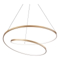 Ideal Lux - LED Lustra ar auklu OZ LED/52W/230V d. 80 cm CRI 90 zelta