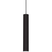 Ideal Lux - LED Lustra ar auklu sliežu sistēmai LOOK 1xGU10/7W/230V CRI90 melna