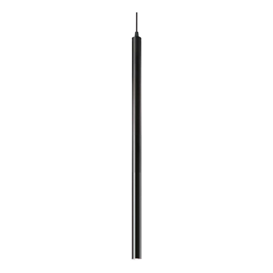 Ideal Lux - LED Lustra ar auklu ULTRATHIN LED/11,5W/230V CRI 90 melna