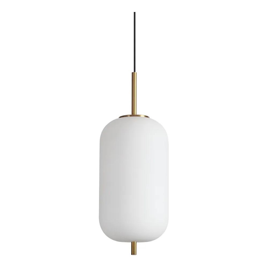 Ideal Lux - LED Lustra ar auklu UMILE LED/20W/230V d. 22 cm CRI 90 misiņš/balta