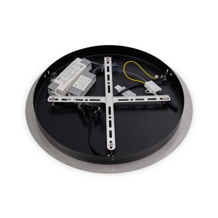 Ideal Lux - LED Lustra ar auklu UMILE LED/55W/230V d. 60 cm CRI 90 misiņš/balta