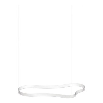 Ideal Lux - LED Lustra ar auklu WAVES LED/45W/230V CRI 90 balta