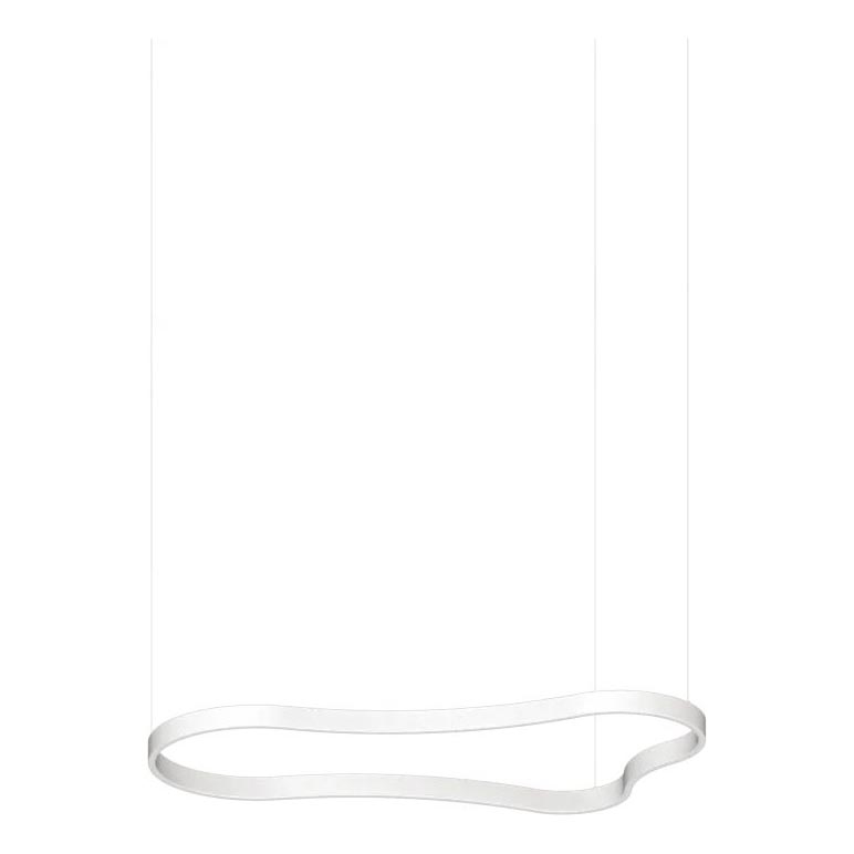 Ideal Lux - LED Lustra ar auklu WAVES LED/45W/230V CRI 90 balta