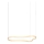 Ideal Lux - LED Lustra ar auklu WAVES LED/45W/230V CRI 90 misiņš