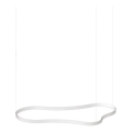 Ideal Lux - LED Lustra ar auklu WAVES LED/54W/230V CRI 90 balta