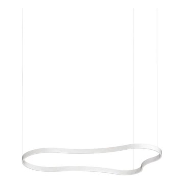 Ideal Lux - LED Lustra ar auklu WAVES LED/54W/230V CRI 90 balta